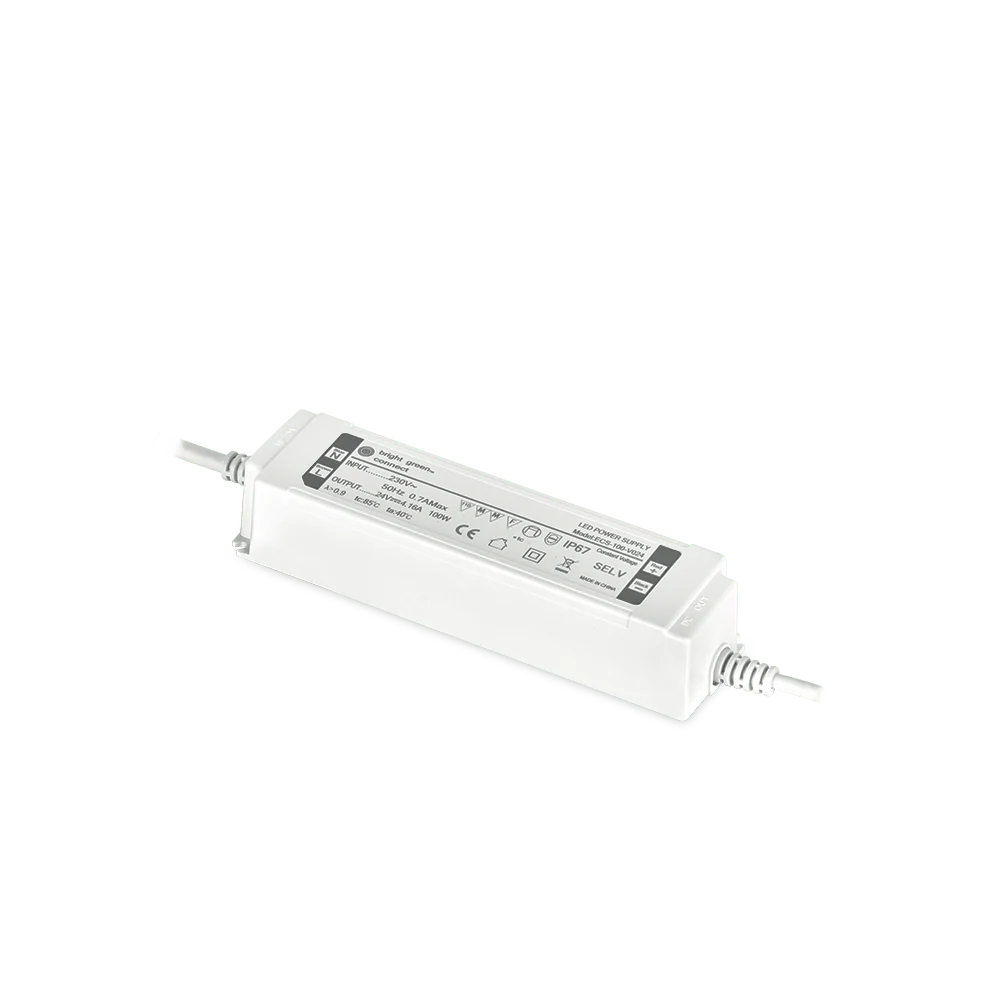 Aurora 180-264V 100W 24V IP67 Non-dimmable Constant Voltage LED Driver - AU-LED10024IP