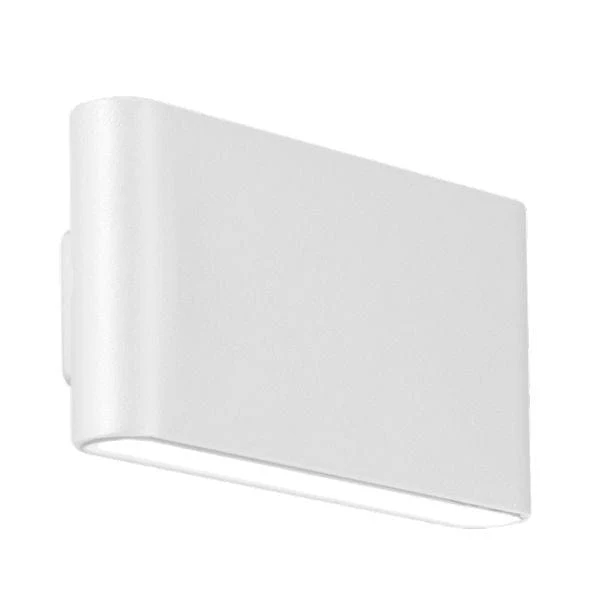 Aurora WallE 12W IP65 Up/Down Wall Light Cool White - White - EN-WL82W/40