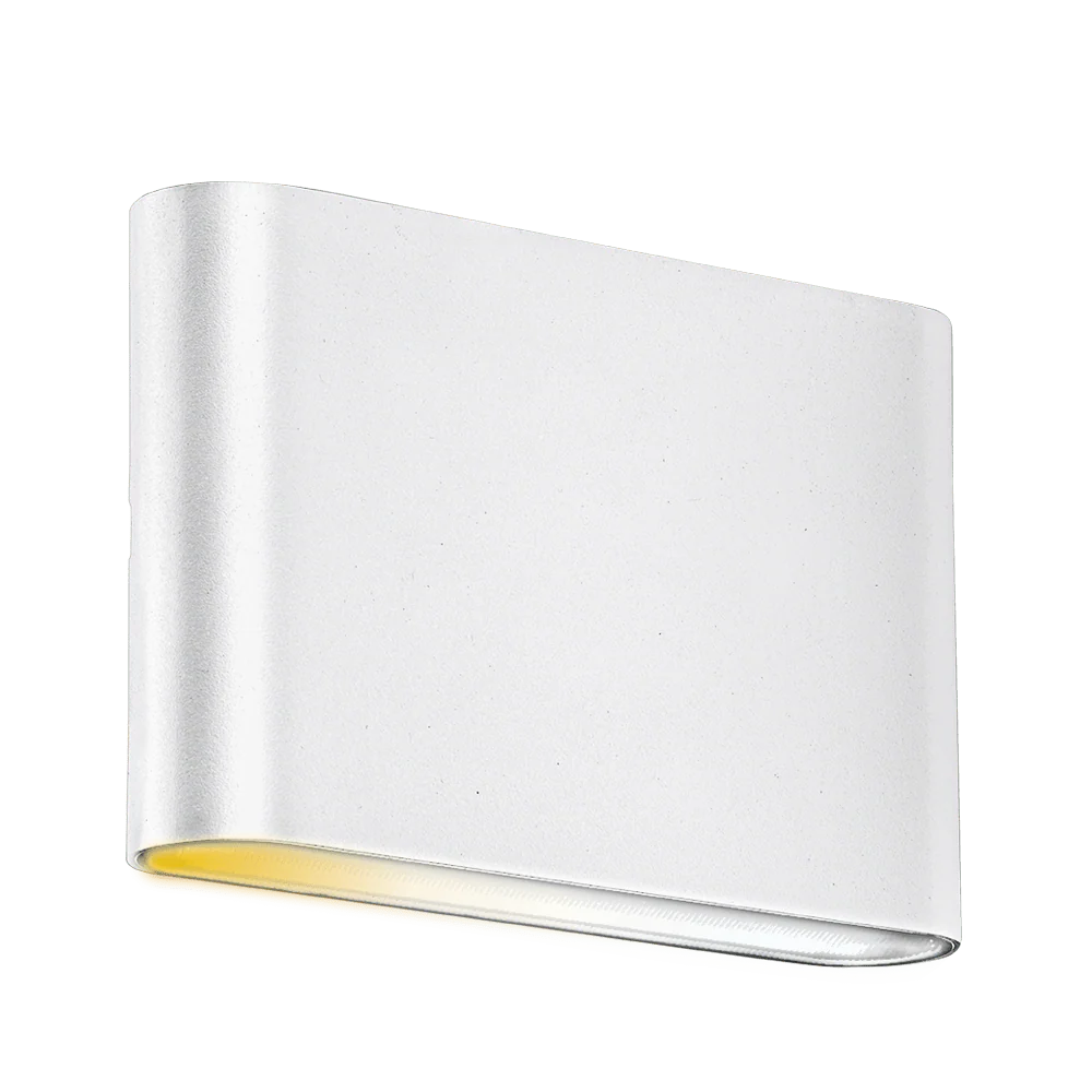 Aurora WallE CS 6W IP65 Up/Down CCT Wall Light 3000/4000/5700K - White - EN-WL6CSW