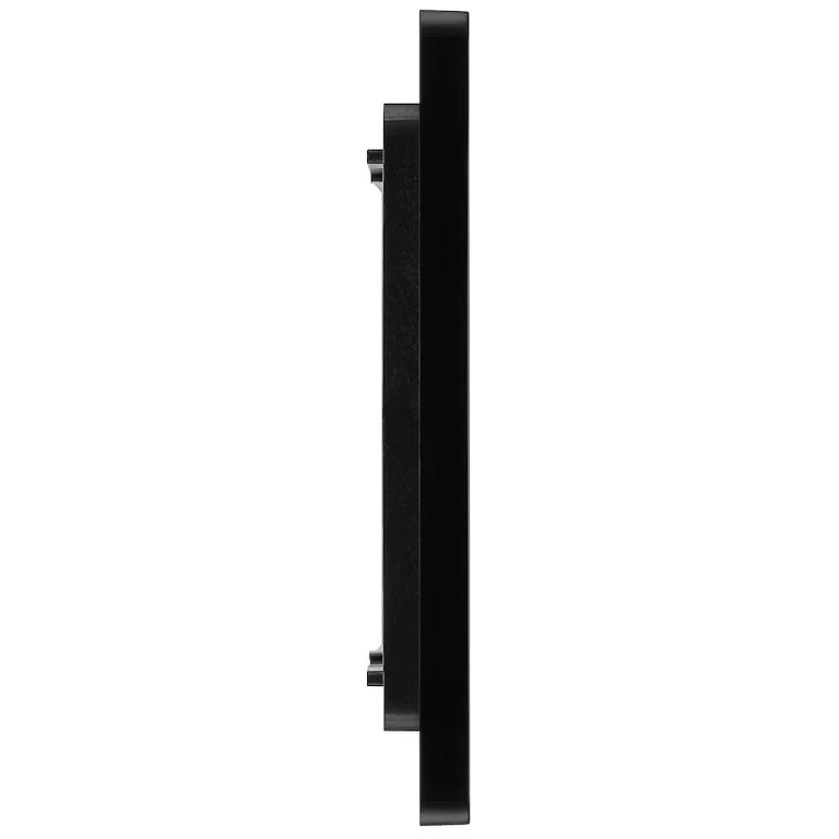 BG Evolve Black Chrome Grid 4 Gang Euro Module Front Plate - PCDBCEMR4B - Image 2