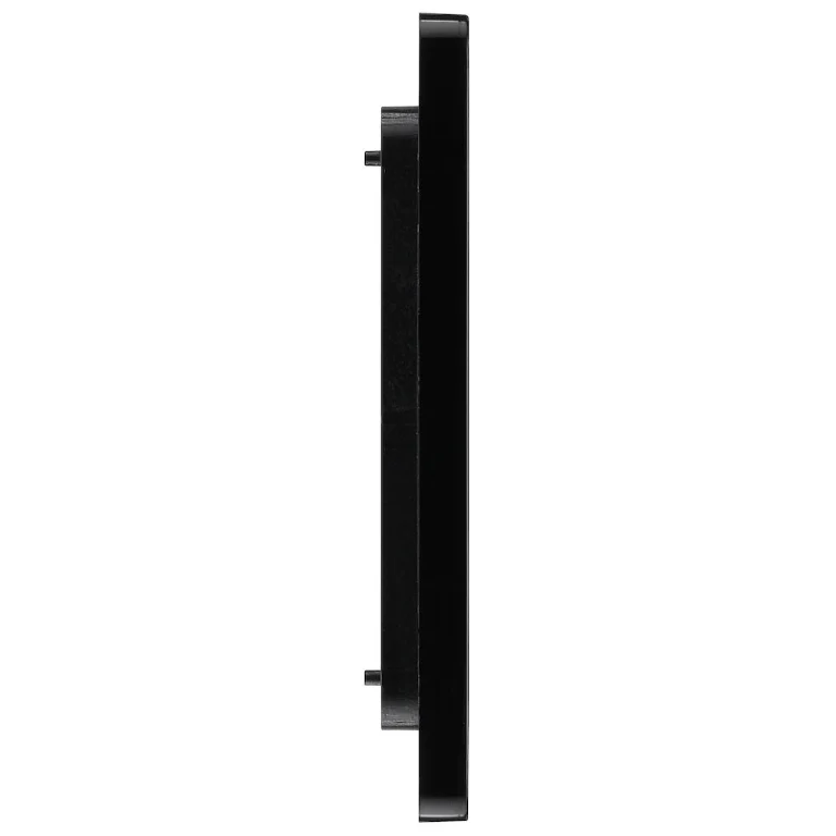 BG Evolve Matt Black Grid 4 Gang Euro Module Front Plate - PCDMBEMR4B - Image 2