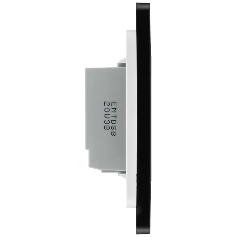 BG Evolve Matt Grey 200W Single Touch Dimmer Switch 2-Way Secondary - PCDMGTDS1B - Image 2