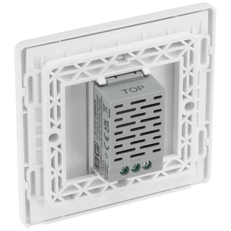 BG Evolve Pearl White 200W Single Touch Dimmer Switch 2-Way Secondary - PCDCLTDS1W - Image 3