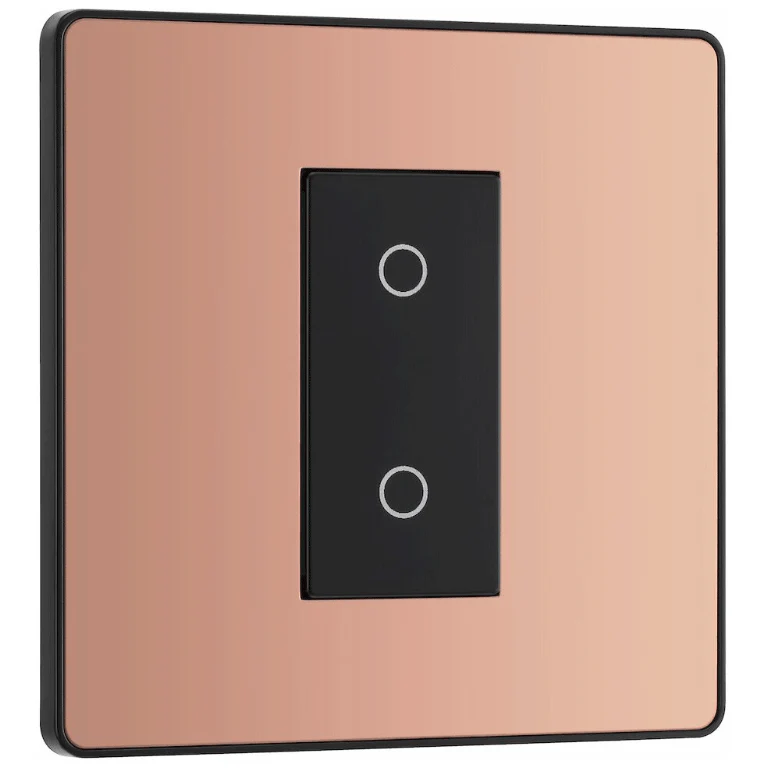 BG Evolve Polished Copper 200W Single Touch Dimmer Switch 2-Way Secondary - PCDCPTDS1B