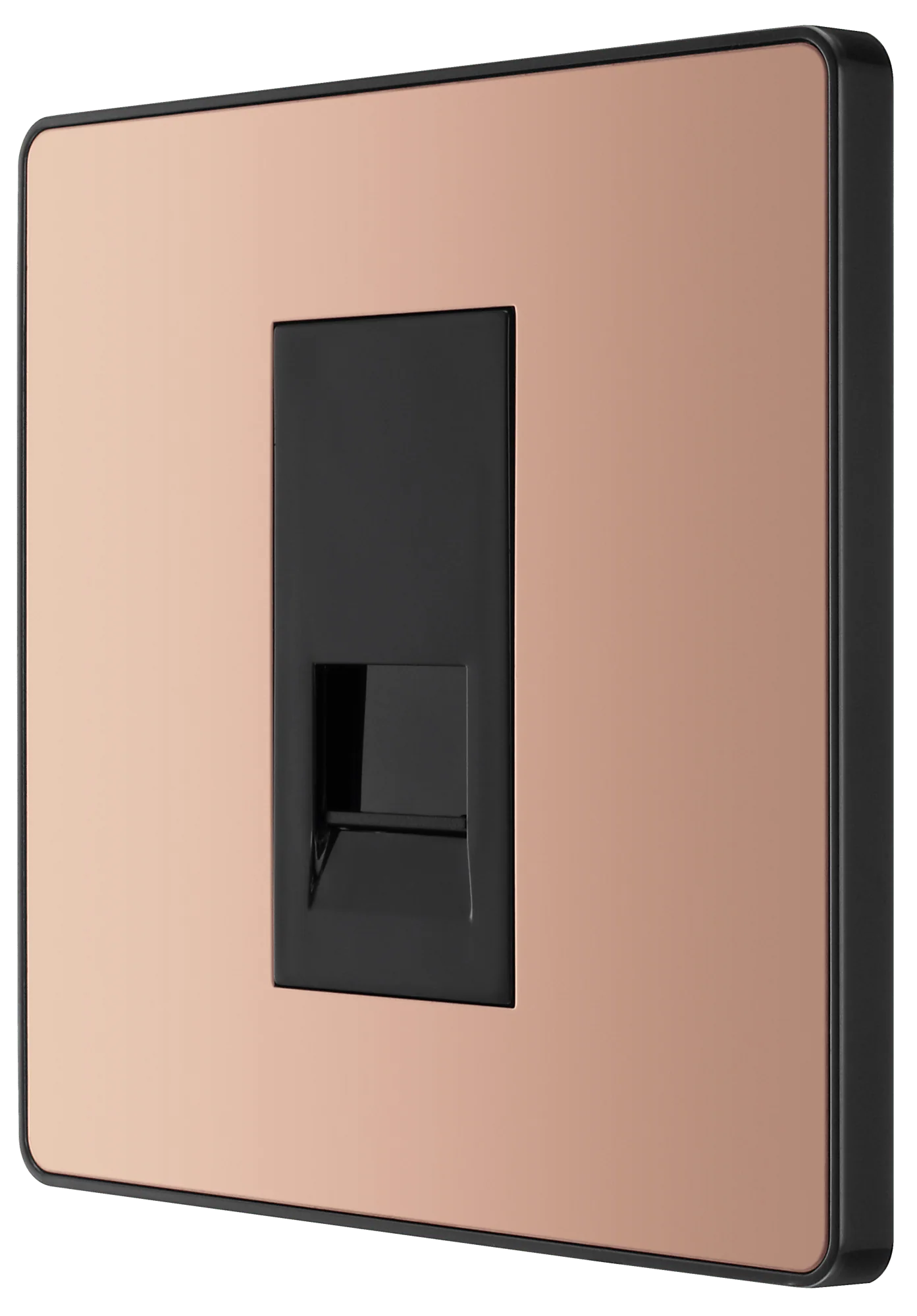 BG Evolve Polished Copper Single Secondary Telephone Socket - PCDCPBTS1B - Image 4