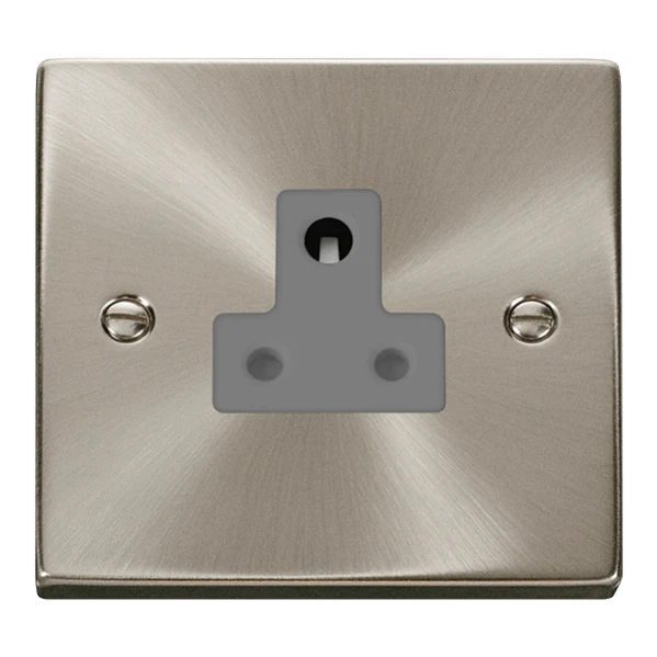 Click Scolmore Deco 5A Round Pin Socket - VPSC038GY