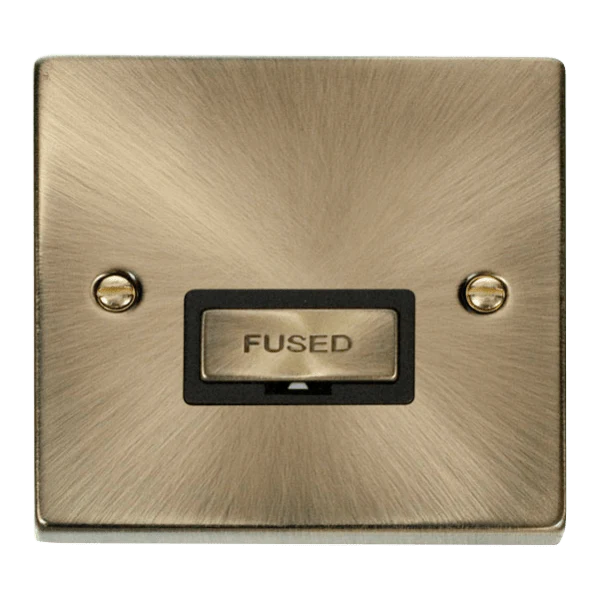 Click Scolmore Deco Ingot 13A Fused Spur Unit - VPAB750BK