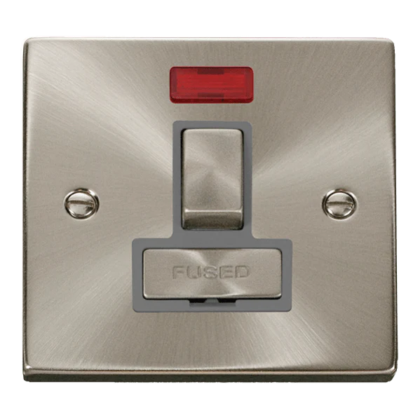 Click Scolmore Deco Ingot 13A Switched Fused Spur Unit Neon - VPSC752GY