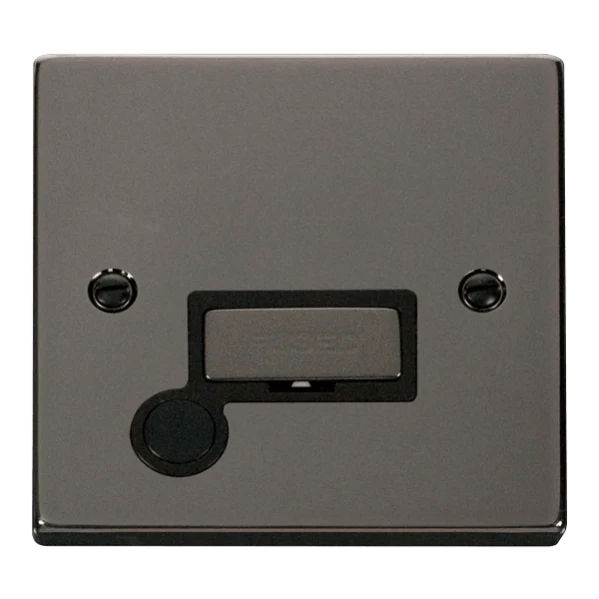 Click Scolmore Deco Ingot Flex Outlet Fused Spur Unit - VPBN550BK