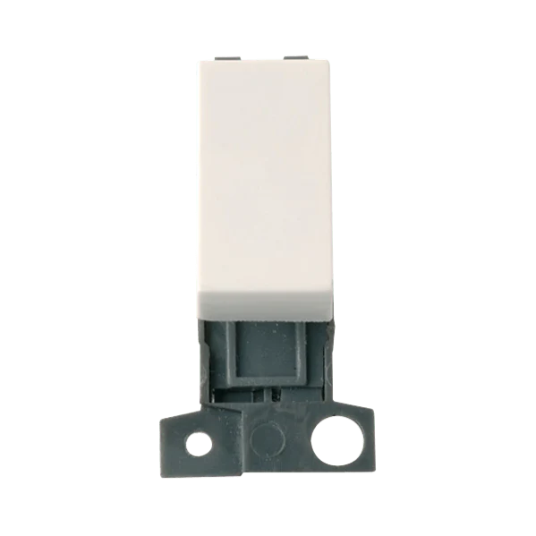 Click Scolmore MiniGrid 10A 2 Way Retractive Switch Module White - MD004PW