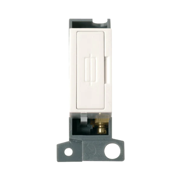 Click Scolmore MiniGrid 13A Fused Connection Unit Module White - MD047PW
