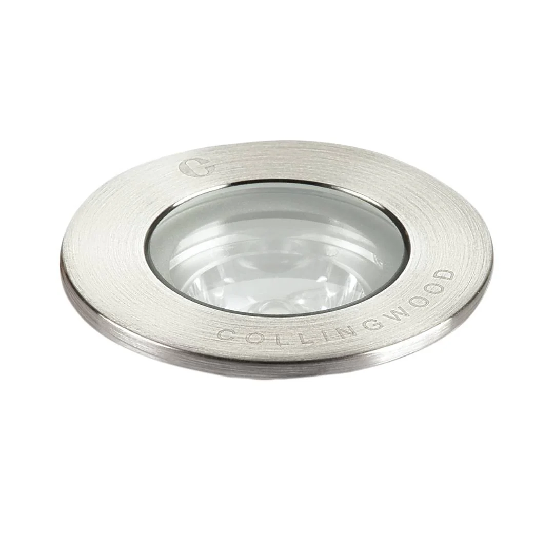 Collingwood Low Profile 12 Degree Stainless Steel Ground Light with 1w Warm White LED - GL019SWARMWHITE - Image 3