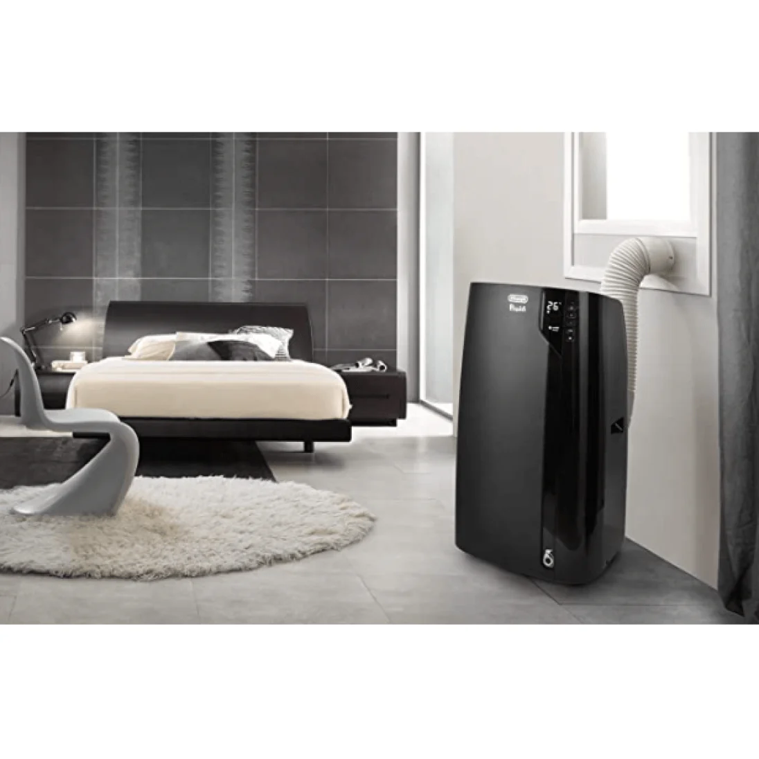 Delonghi Pinguino PAC EX120 11500 BTU Portable Air Conditioner - Black - 0151454005 - Return Unit - Image 9