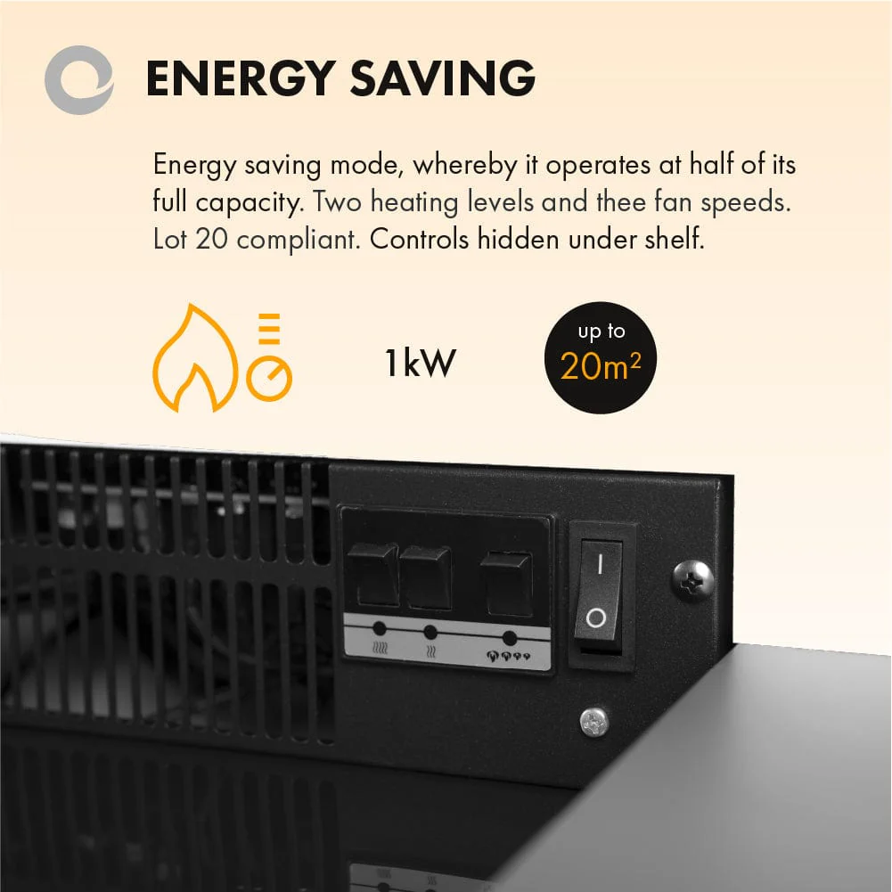 Devola Dorking 2kW Electric Fireplace Suite – DVWF202GW - Return Unit - Image 8