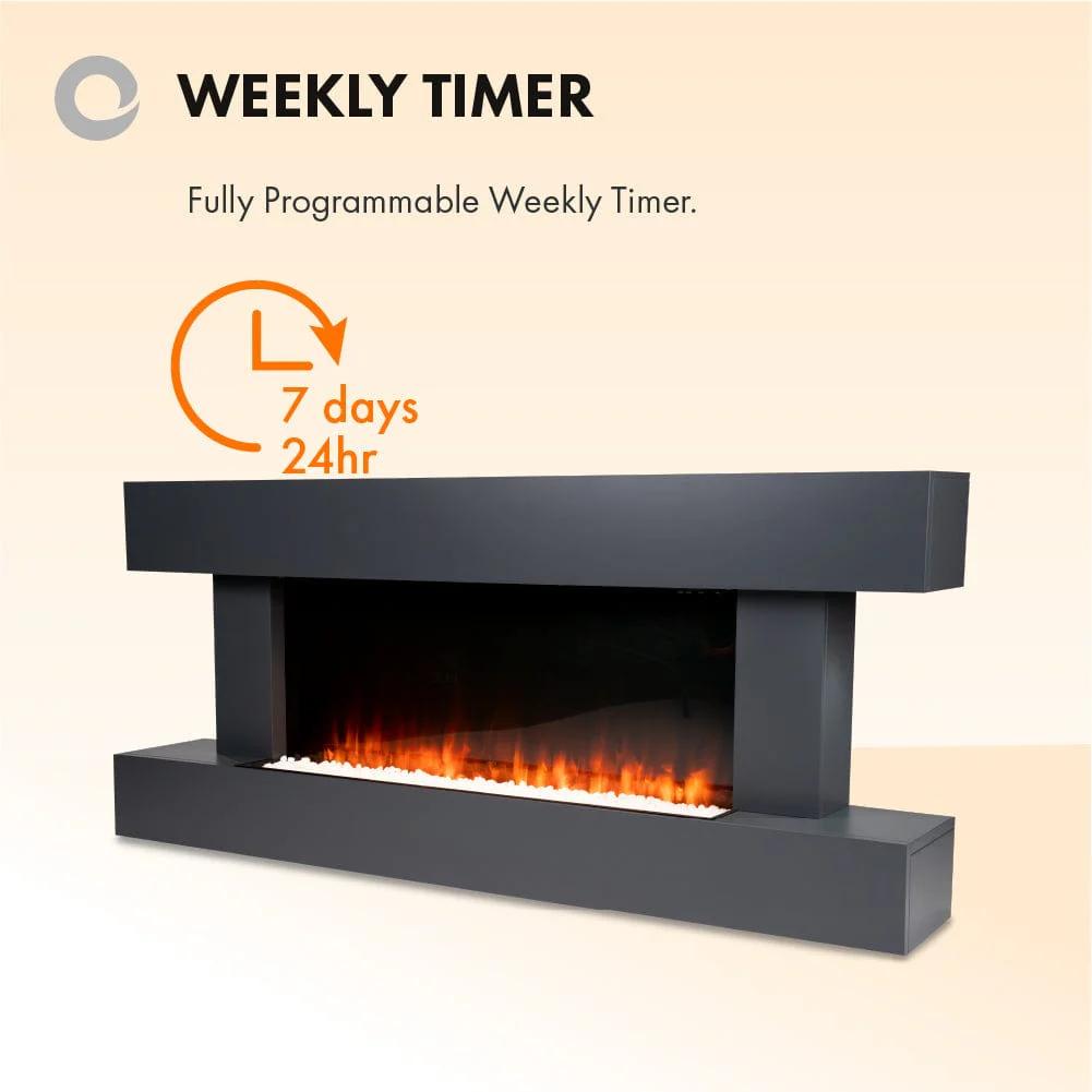 Devola Dorking 2kW Electric Fireplace Suite – DVWF202GW - Return Unit - Image 9