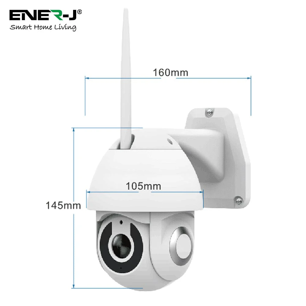 ENERJ Smart WiFi Dome Outdoor IP Camera, IP65 - SHA5295 - Image 5