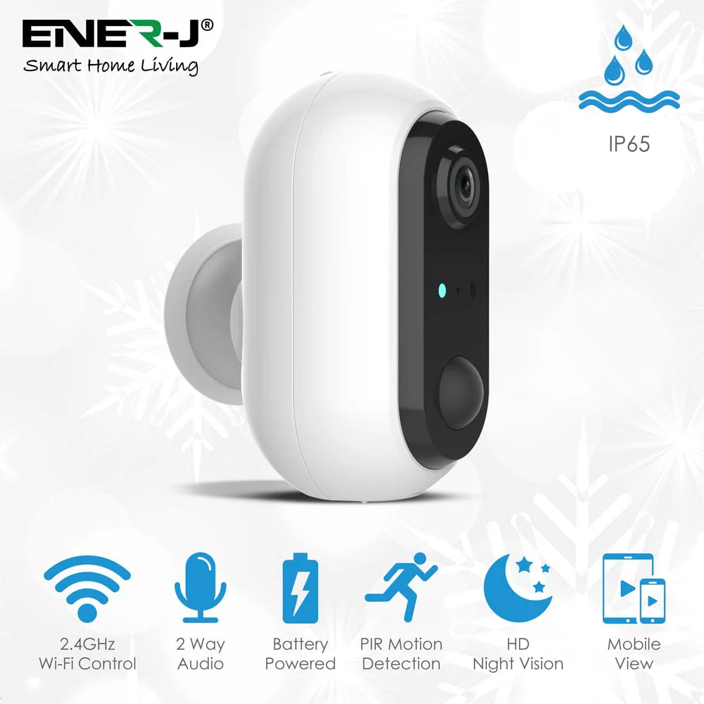 ENERJ Smart Wireless 1080P Battery Camera, IP65 - SHA5319 - Image 5