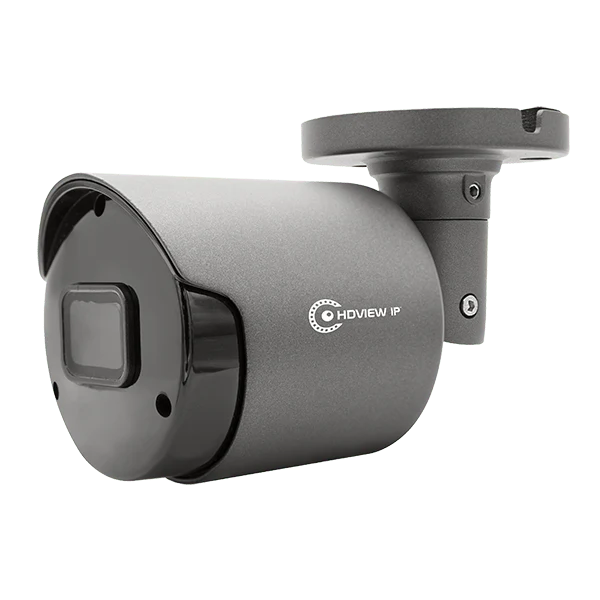 ESP HD View IP 5MP IP Poe Bullet Camera 2.8mm Fixed Lens,With Sd&Mic,Grey Housing - HDVIPC28FBG2
