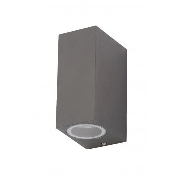 Forum Fleet Square IP44 GU10 Up/Downlight - Anthracite - ZN-31759-ANTH