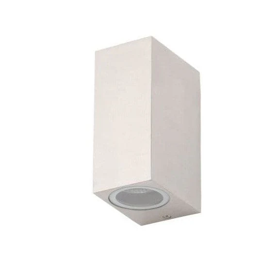 Forum Fleet Square IP44 GU10 Up/Downlight - Polished Aluminium - ZN-31759-POLALU