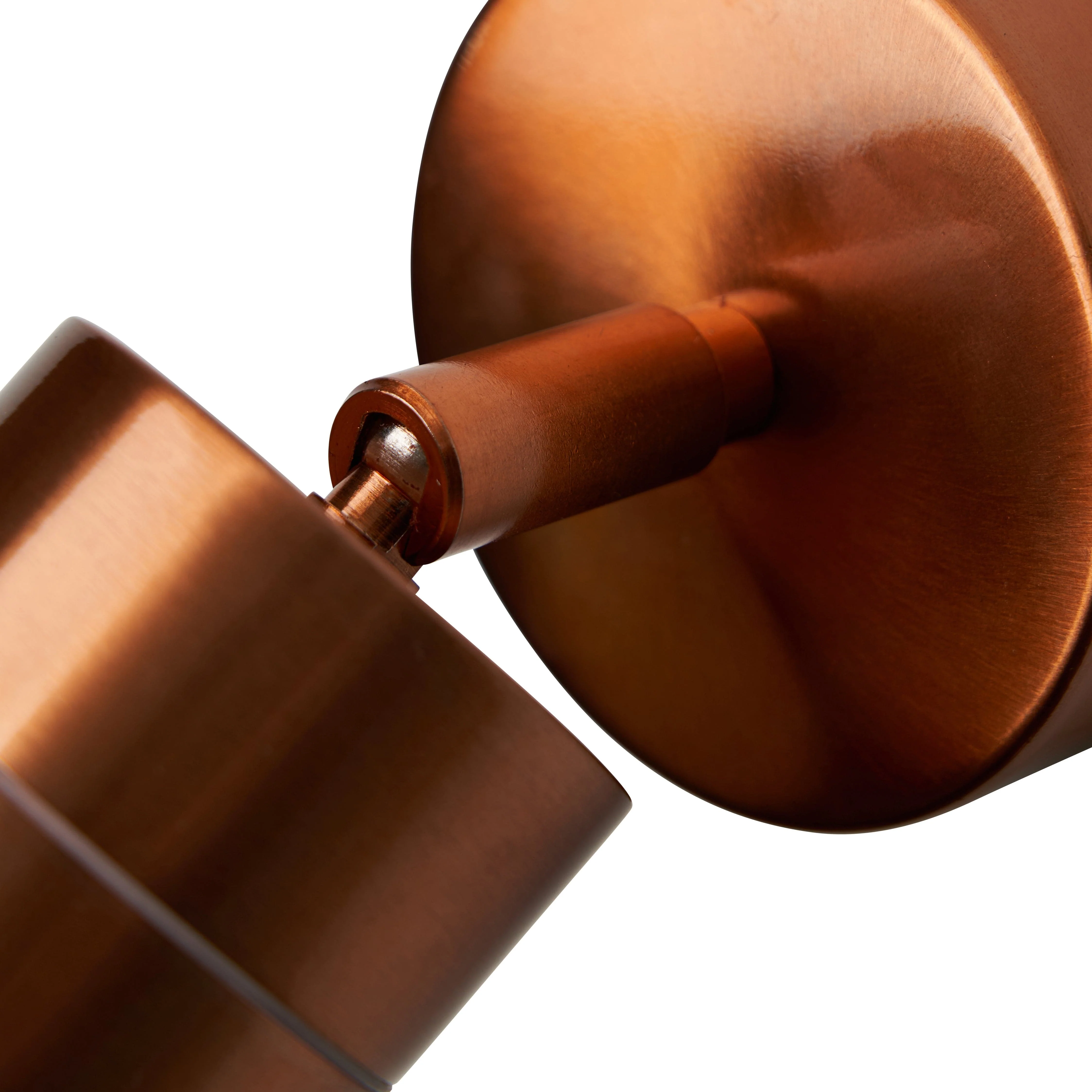 Forum Leto Adjustable Single GU10 Spotlight IP65 - Copper - ZN-26536-COP - Image 4