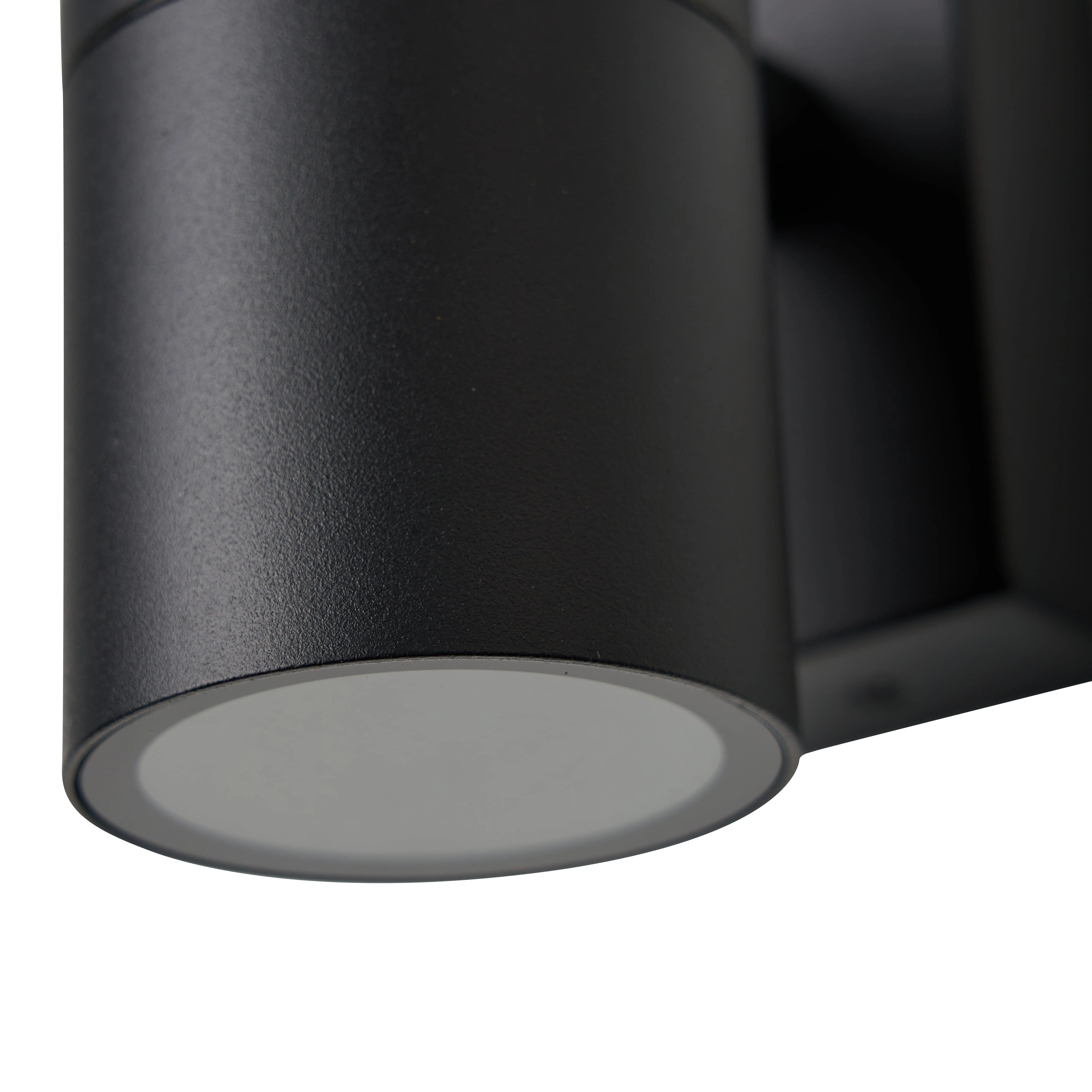 Forum Leto Fixed Wall GU10 Downlight IP44 Black - ZN-37940-BLK - Image 3