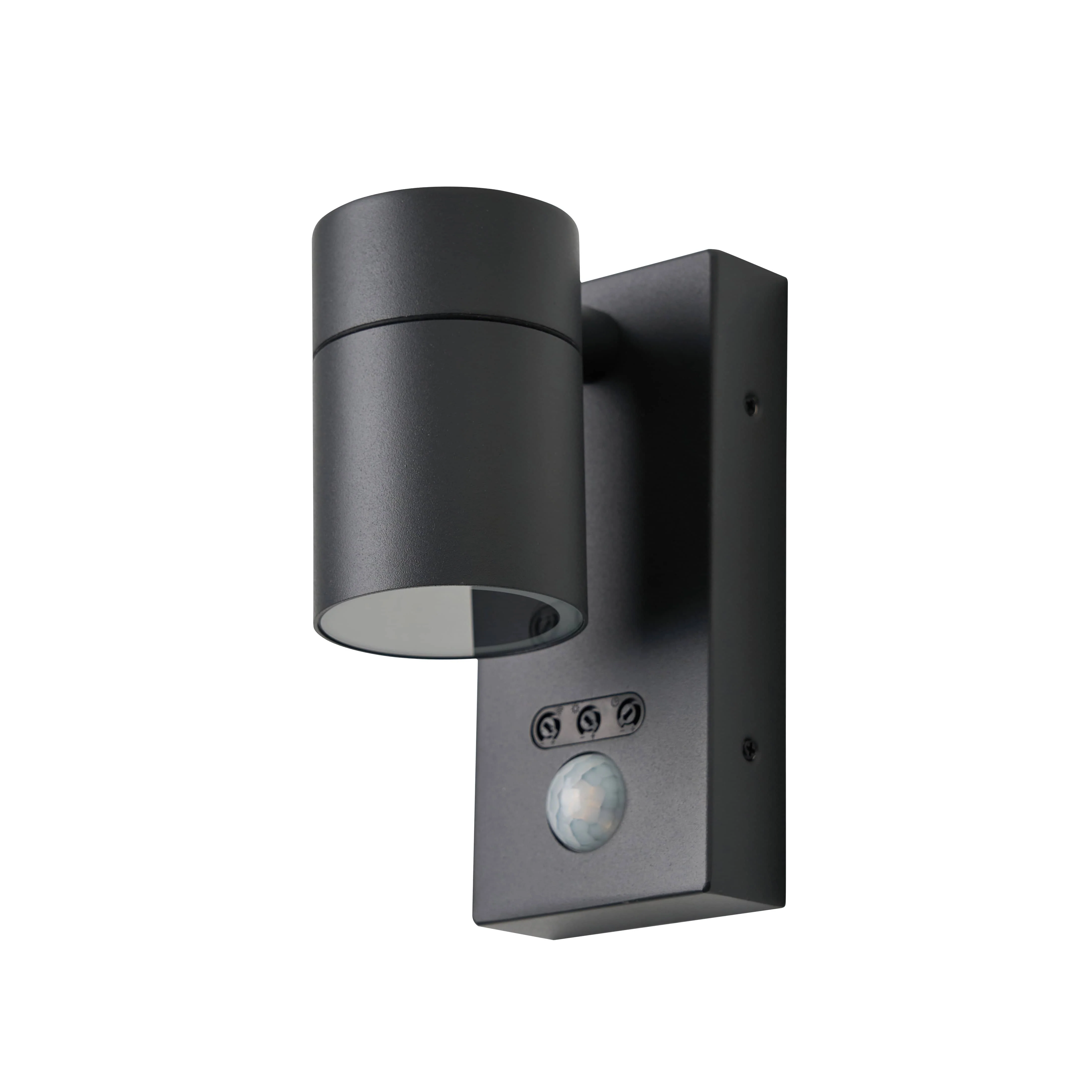 Forum Leto Fixed Wall GU10 Downlight with PIR IP44 - Anthracite - ZN-37938-ANTH - Image 2
