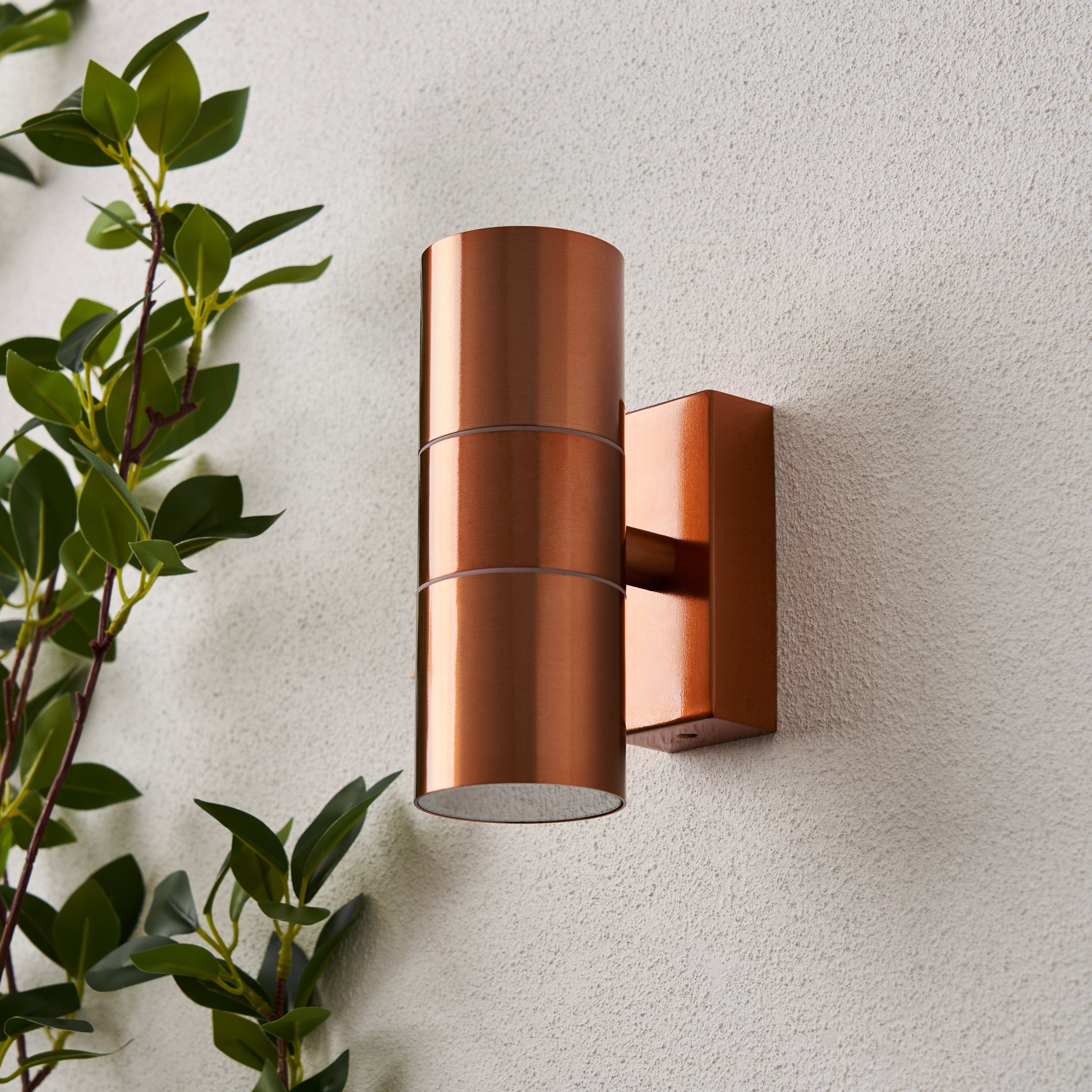 Forum Leto Wall GU10 Up/Downlight IP44 Copper - ZN-20941-COP - Image 6