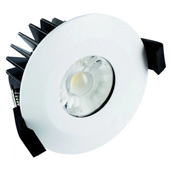 Integral LED Low profile Fire rated downlight 10W 70mm cut out Dimmable warm white - ILDLFR70B012
