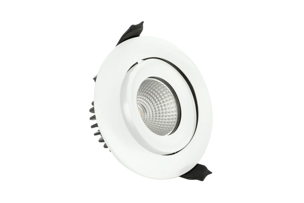 Integral Lux Fire IP65 Tiltable LED Downlight 9W Warm White 36 Dimmable - ILDLFR92C005