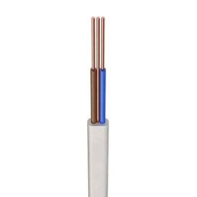 Jaylow 6242B 1.5mm² 2-Core Twin and Earth White 50m Drum - 6242B1.5WH-50
