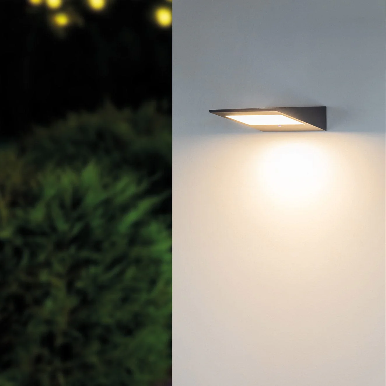 JCC 2W Solar Wall Light IP54 Warm White (3000K) Anthracite - JC17069 - Image 2