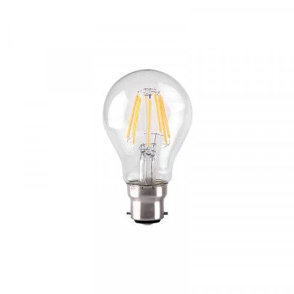 Kosnic 7.3W Dimmable Clear Filament GLS B22 2700K - FA7.3D-BC27
