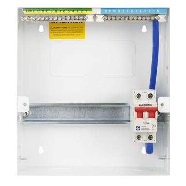 Lewden 8 + 1 Way 100A Isolator Incomer Metal Clad Consumer Unit - PRO-MX10M - Image 2