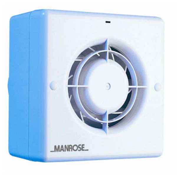 Manrose CF100T 100mm 4inch. Centrifugal Extractor Fan with Timer - Return Unit
