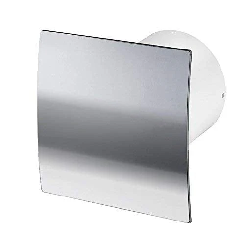 Manrose DECO100TC 100mm (4inch.) Bathroom Extractror Fan with Integral Timer & Aluminium Front Cover - Return Unit