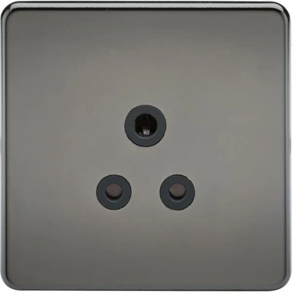 MLA Knightsbridge 5A UnSocket Black Nickel W/Black Insert - SF5ABN