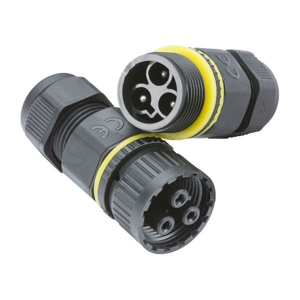 Knightsbridge IP68 16A Plug and Socket Cable Connector (3-Pole) - JB0011