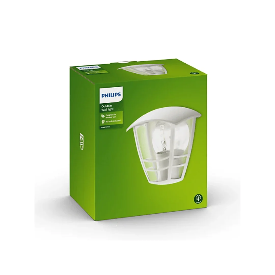 Philips Creek wall lantern white 1x60W 230V (wall) - 915002790402 - 153873116 - Image 3