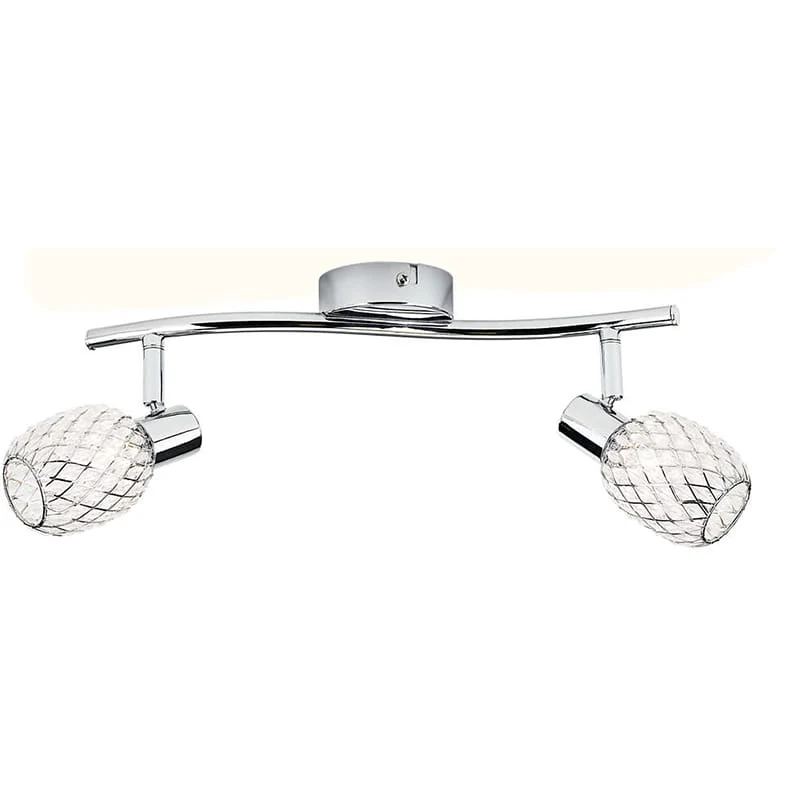 Philips Deltoid 2x G9 Wall/Ceiling Spotlight Bar Chrome - 50272/11/E7