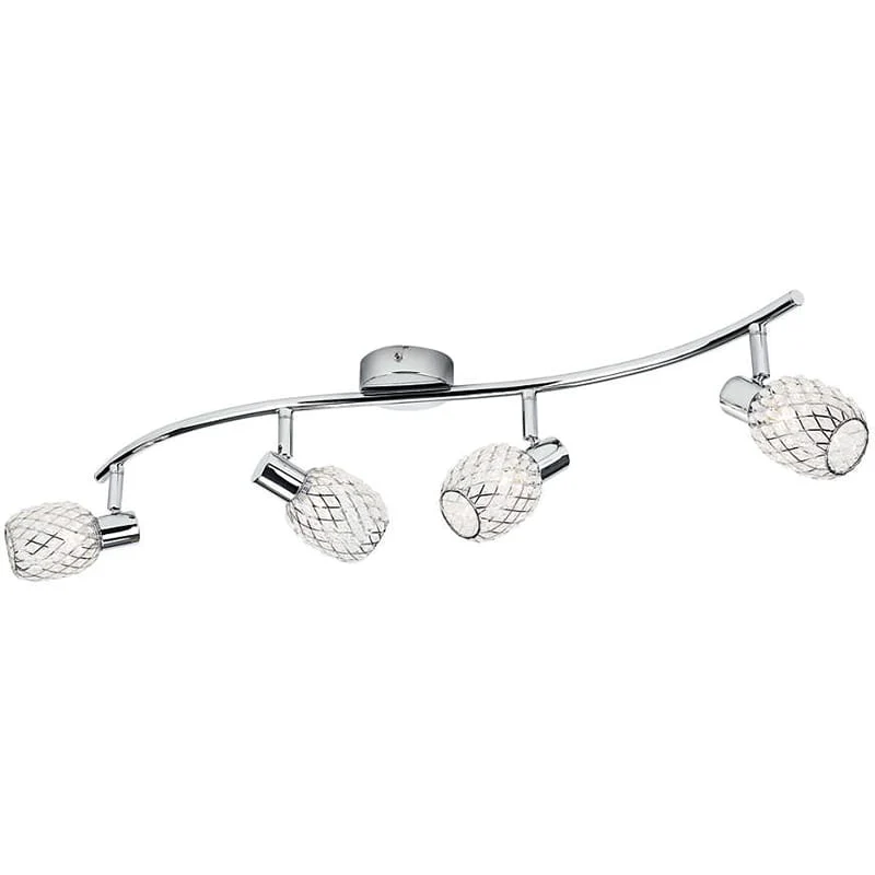 Philips Deltoid 4x G9 Ceiling Spotlight Bar Chrome - 50274/11/E7