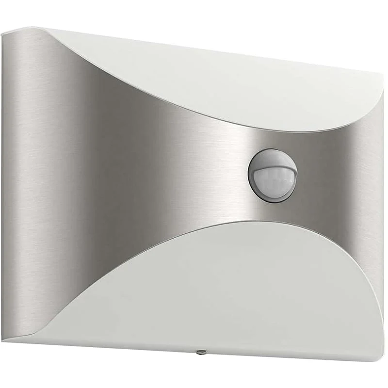Philips Herb 6W LED Outdoor Wall Light with PIR Stainless Steel - Warm White - 172994716