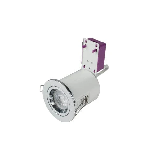 Robus Starling 50W Mains Voltage Die Cast Fire Rated Downlight, Ip20, 91MM, Chrome - RSF201-03