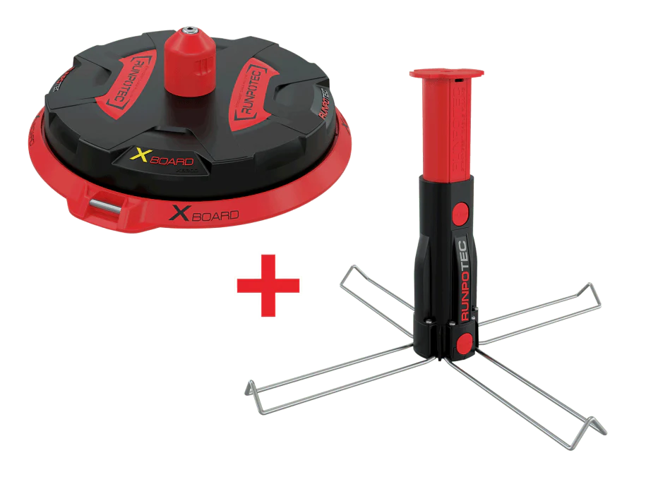 Runpotec XB300 Mandrel Set - Black/Red  - RUN10174