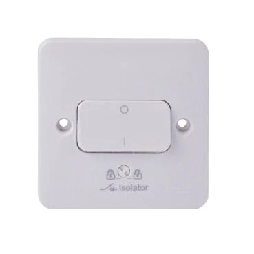 Schneider LWM 10A 3 Pole Fan Isolator Switch White - GGBL1013