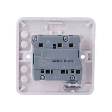 Schneider LWM 10A 3 Pole Fan Isolator Switch White - GGBL1013 - Image 2