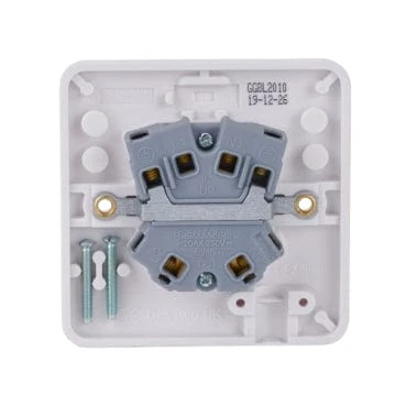 Schneider LWM 1G 20AX Double Pole Switch White - GGBL2010 - Image 2