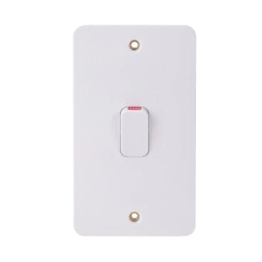 Schneider LWM 2G 50A Double Pole Switch with LED Indic. White - GGBL4021