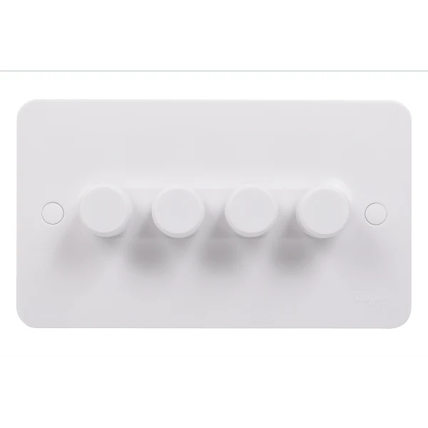 Schneider LWM 4G 2W Universal 250W/VA Dimmer Switch White - GGBL6042CS