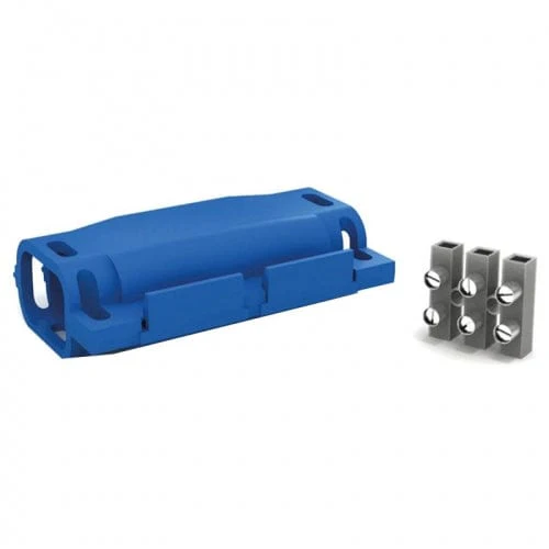 Wiska Shark Insulating Connector Joint 6A 3 Core Blue - SH0325W